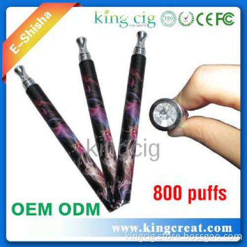 800puffs disposable e cigarette shisha pen cigarette with case metal